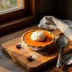 Pumpkin pie scented 2 wick candle