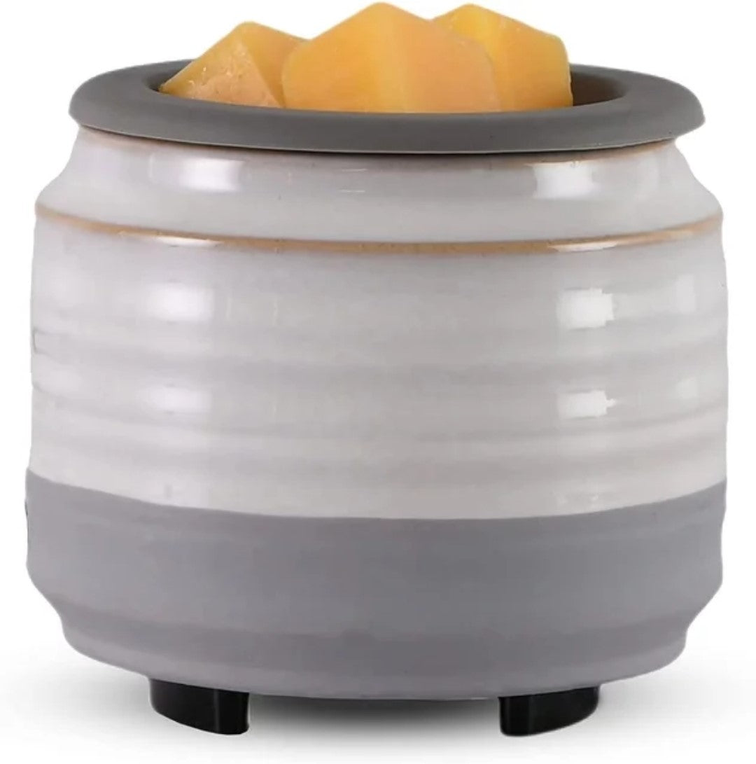Gray & White Electric Wax Warmer