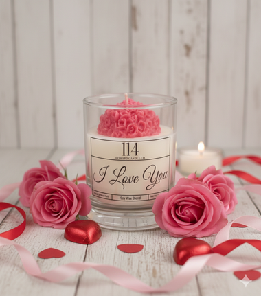 I Love You Valentine's Day Candle
