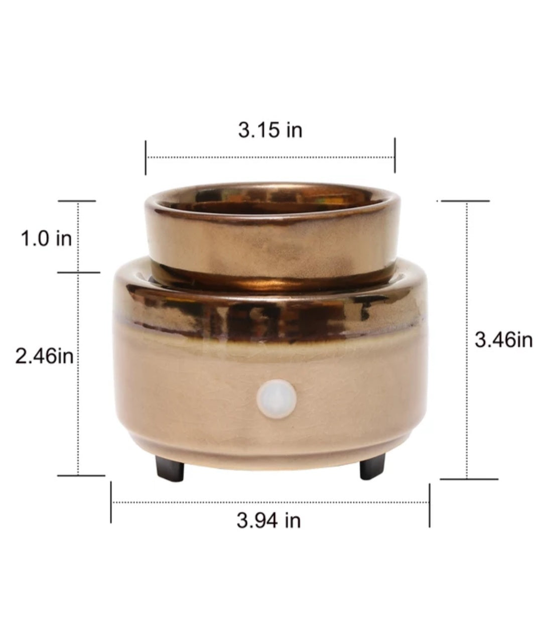 Copper & Peach Electric Warmer