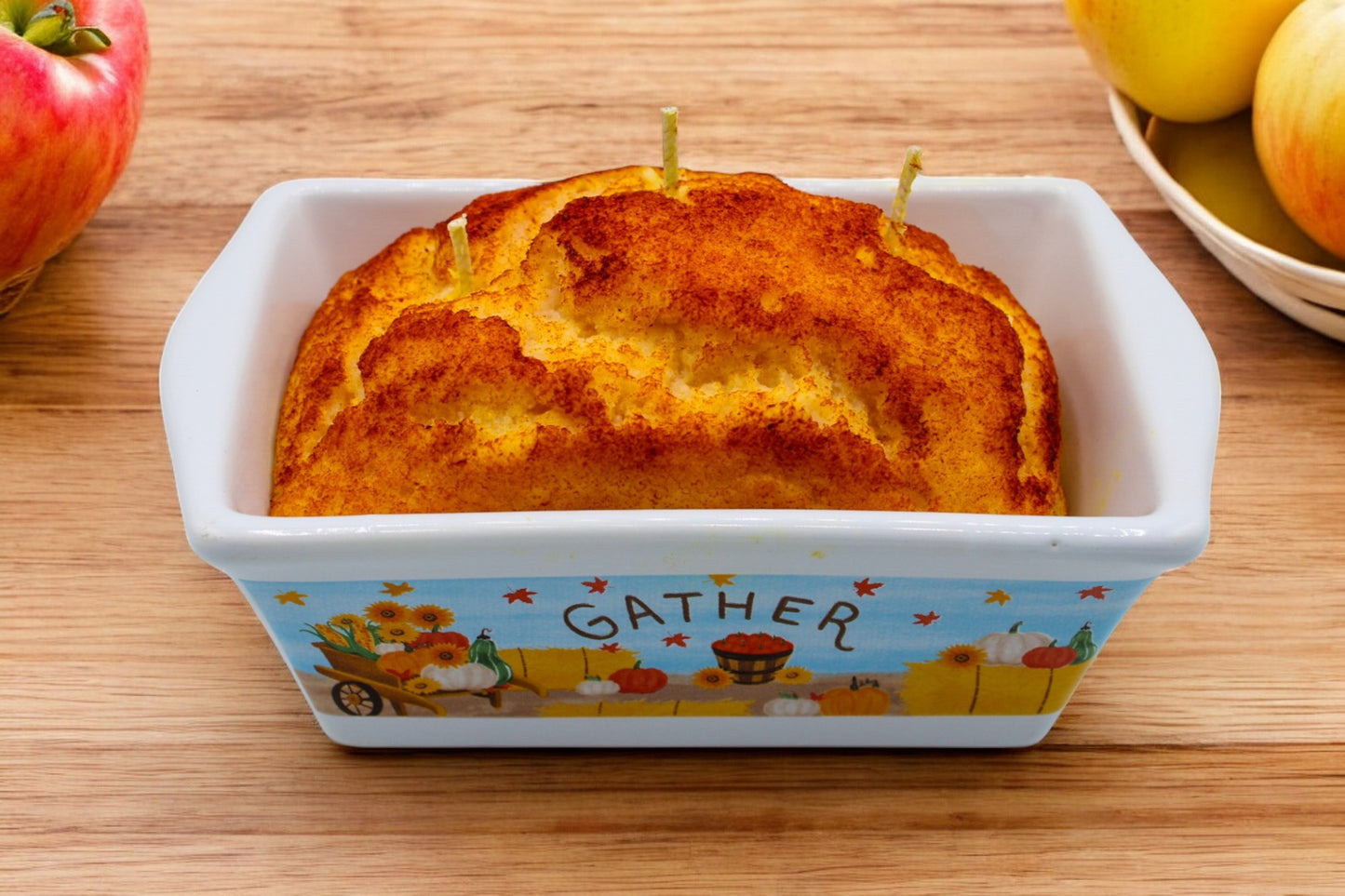 Apple Bread Loaf - 3 Wick Candle