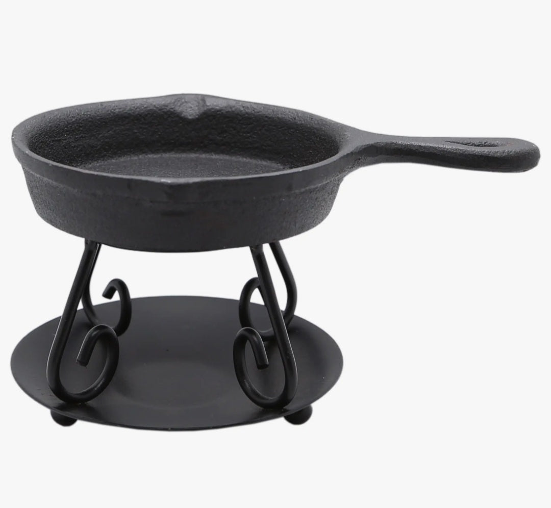 Cast Iron Skillet Tea Light Warmer