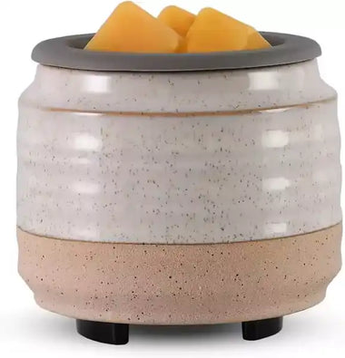 White & Beige Wax Warmer