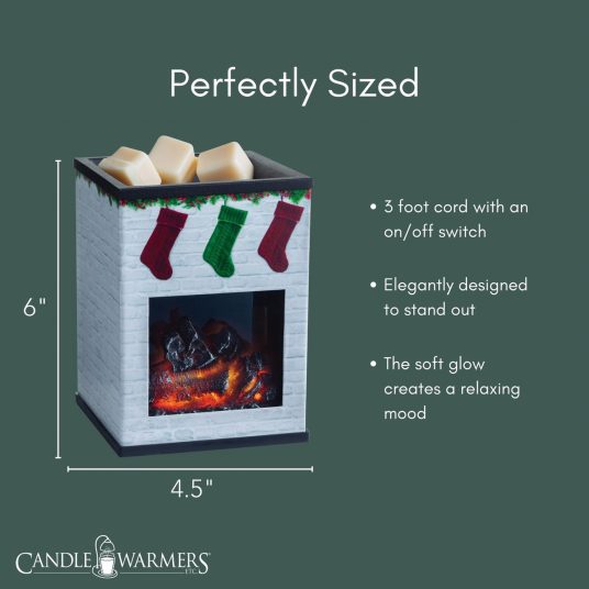 Holiday Fireplace Illumination Fragrance Warmer