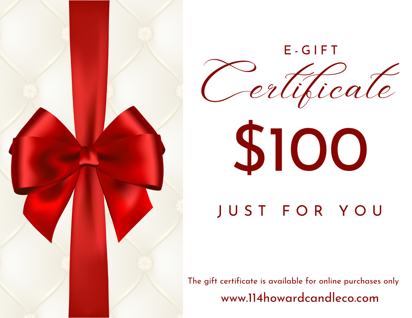 114 Howard Candle Co. E-Gift Card