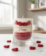 Happy Valentine's Day- Magnolia and Peony Scented Candle