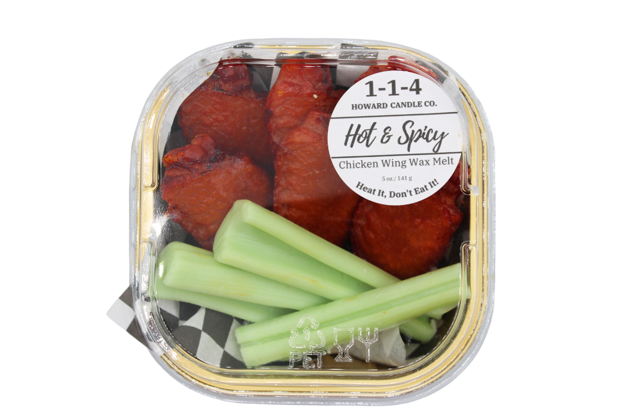 Hot & Spicy Chicken Wing Wax Melts – 1-1-4 Howard Candle Co.