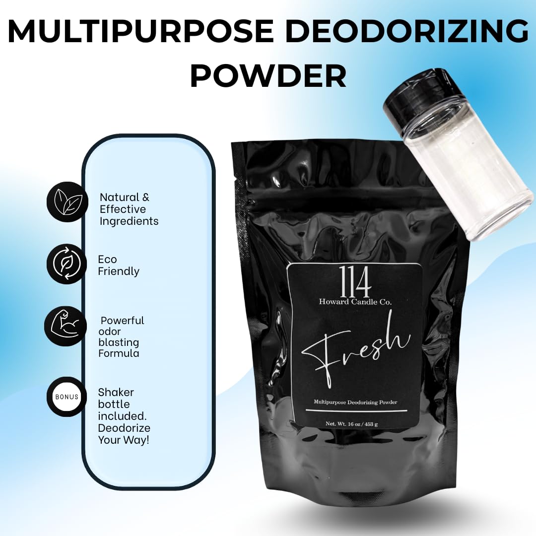 "Fresh" Carpet & Upholstery Deodorizing Powder