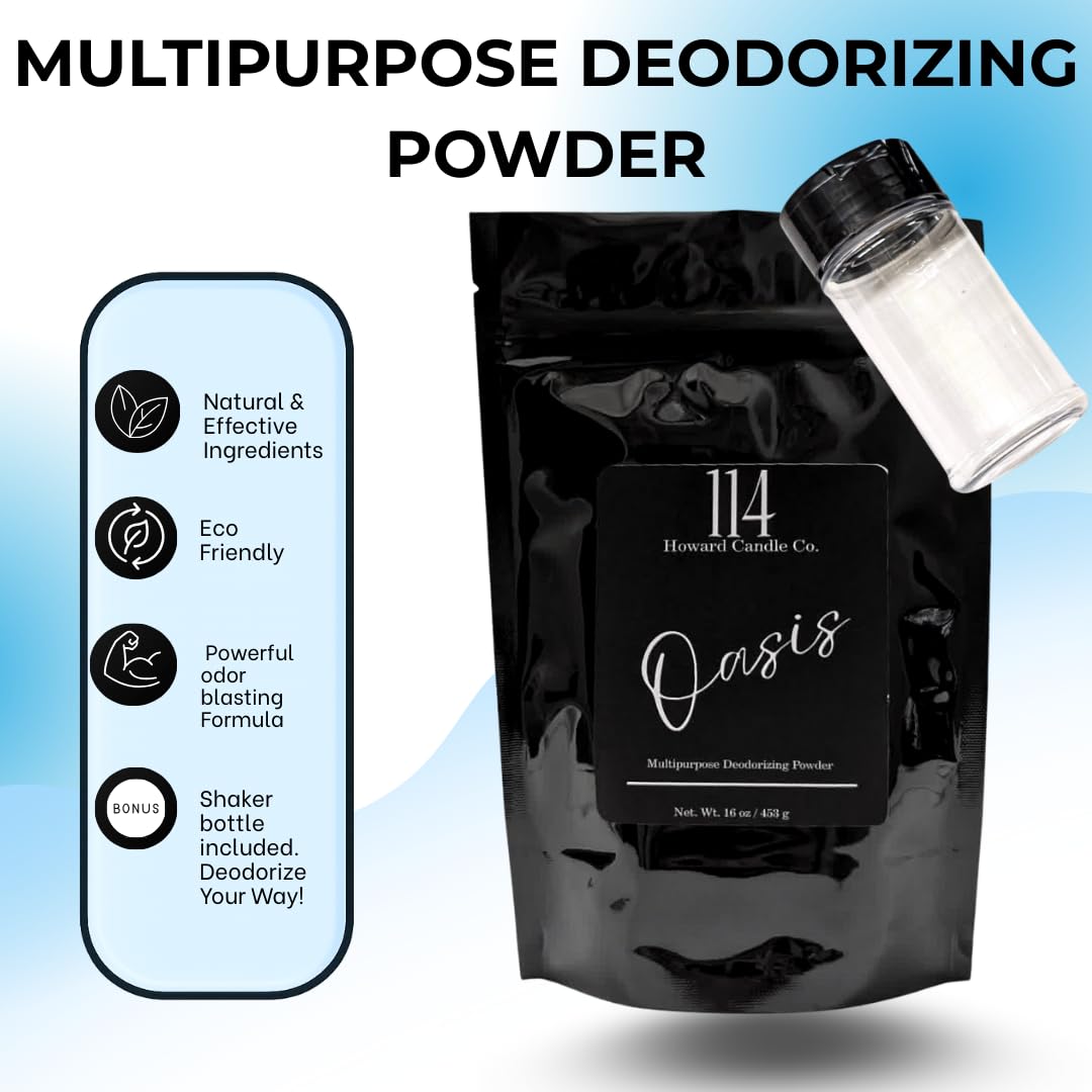 "Oasis" Carpet & Upholstery Deodorizing Powder
