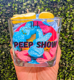 Peep Show Easter Candle