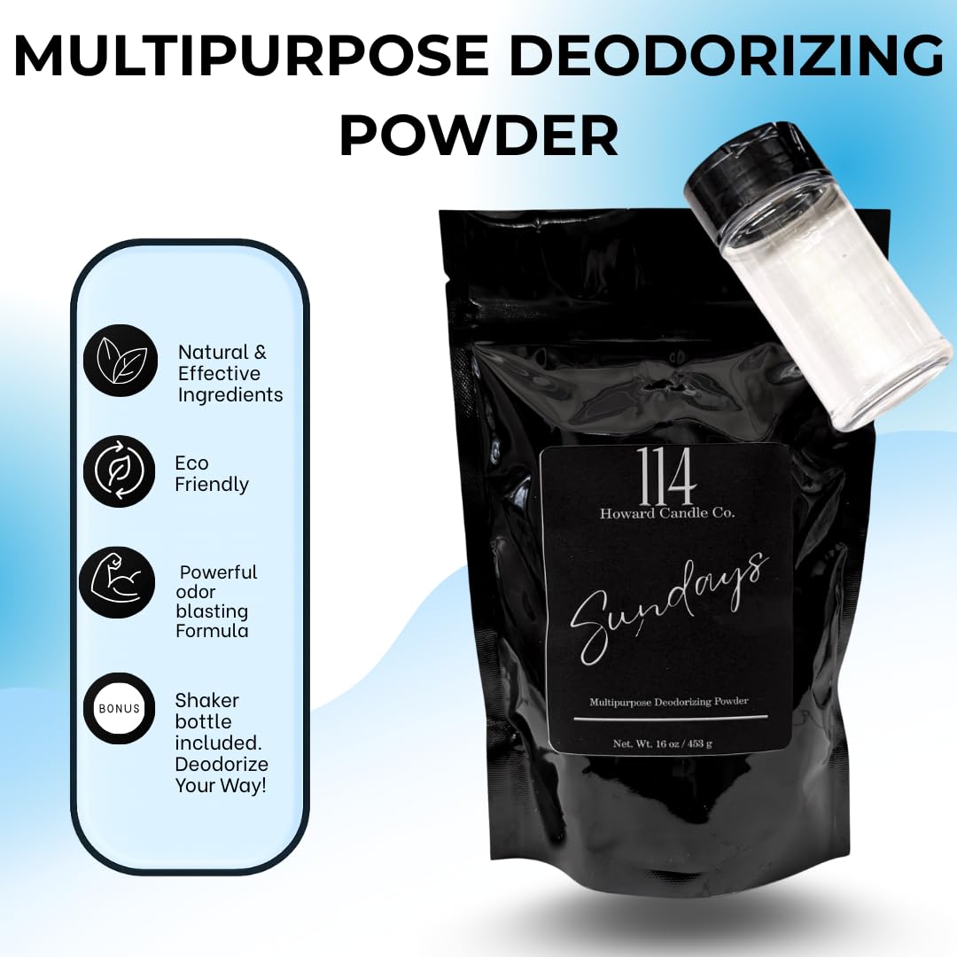 "Sundays" Carpet & Upholstery Deodorizing Powder