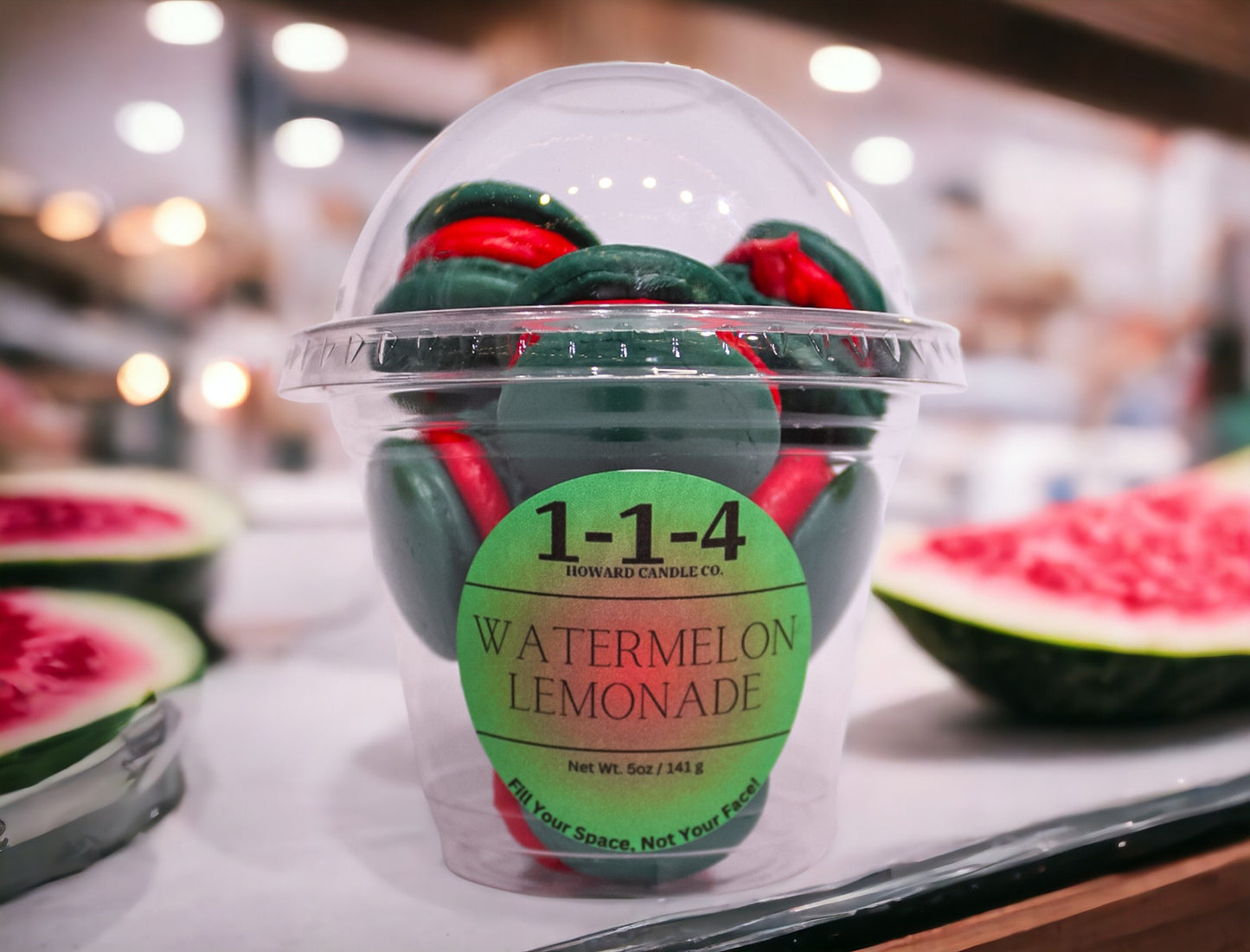 Watermelon Lemonade - 8 piece mini macaron wax melts